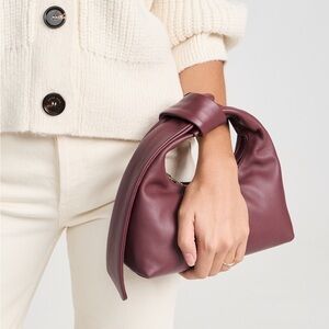 Anine Bing Mini Grace Bag Dark Cherry $400